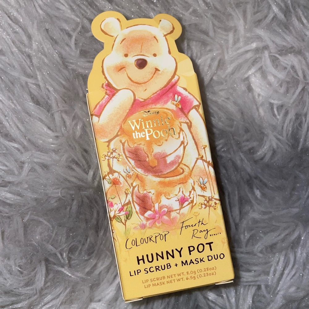 COLOURPOP Disney Winnie the Pooh Hunny Pot Lip scrub + mask duo beauty NEW